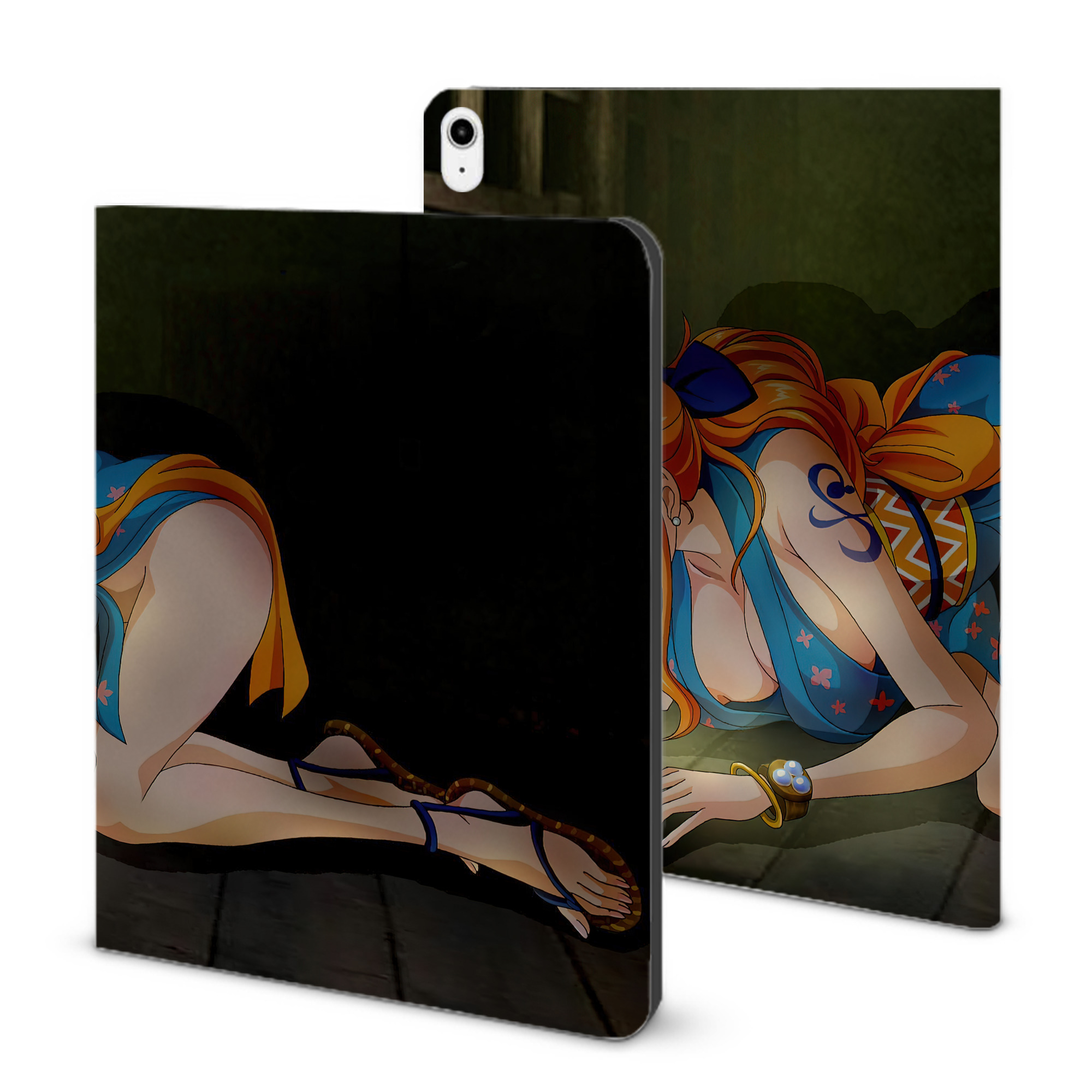 （画像用） ワンピース ONE PIECE IPadケース ペンホルダー付き ブックスタイルデザイン